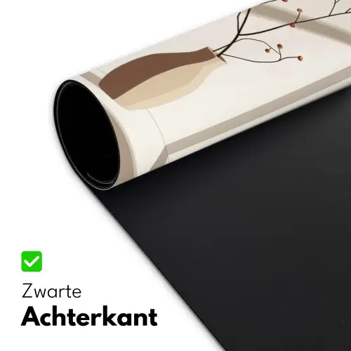 Vaas - Takken - Bessen - Minimalistisch Muismat XXL klein -sfeer2