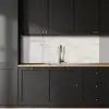 Muur - Wit - Bakstenen keuken achterwand 2 middel 871 -sfeer1
