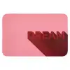 Dream - 3D - Rood - Roze Badmat klein -3d