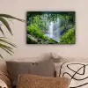 Jungle - Regenwoud - Water - Waterval - Planten canvas 2cm klein -sfeer1
