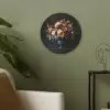 Groot - Bloemen - Vaas - Boeket Akoestische PET Vilt - Rond klein -sfeer2