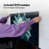 Zeewezen - Wit - Golven - Water Inductie beschemer met haakjes middel -ky-ophangen-nl