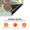 Bloesems - Wit - Zonnestralen -  Bloemblaadjes Inductie beschermer vinyl 3mm klein -zzzzzzz-td-onderkant