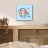 Corgi - Koptelefoon - Blauw - Muzieknoten aluminium wit klein -sfeer3