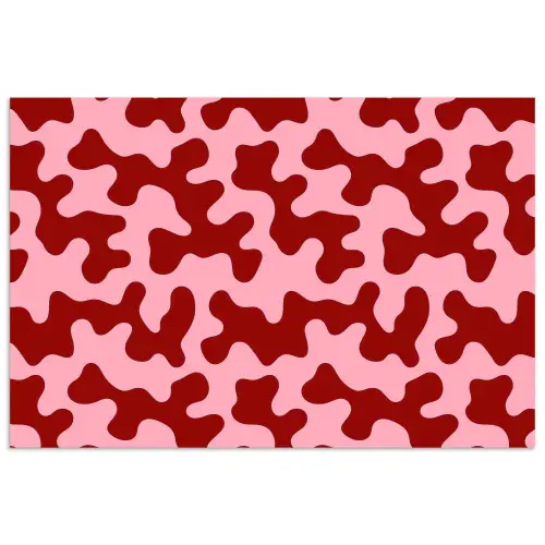 Modern - Abstract - Rood poster papier klein 62 -3d