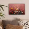 Bloemenboeket - Fijne details - Roze canvas 2cm klein -sfeer1