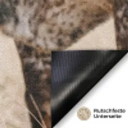 Texas Longhorn - Kalf - Weide - Dieren Deurmat klein -antislip_DE