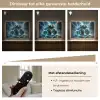 Monstertruck - Bliksem - Blauw - Jongens - Auto Light Box met batterij (Wandlamp kind) middel -USP_dimbaarNL