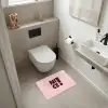 Nice - Uitroepteken - Roze Badmat klein -sfeer4