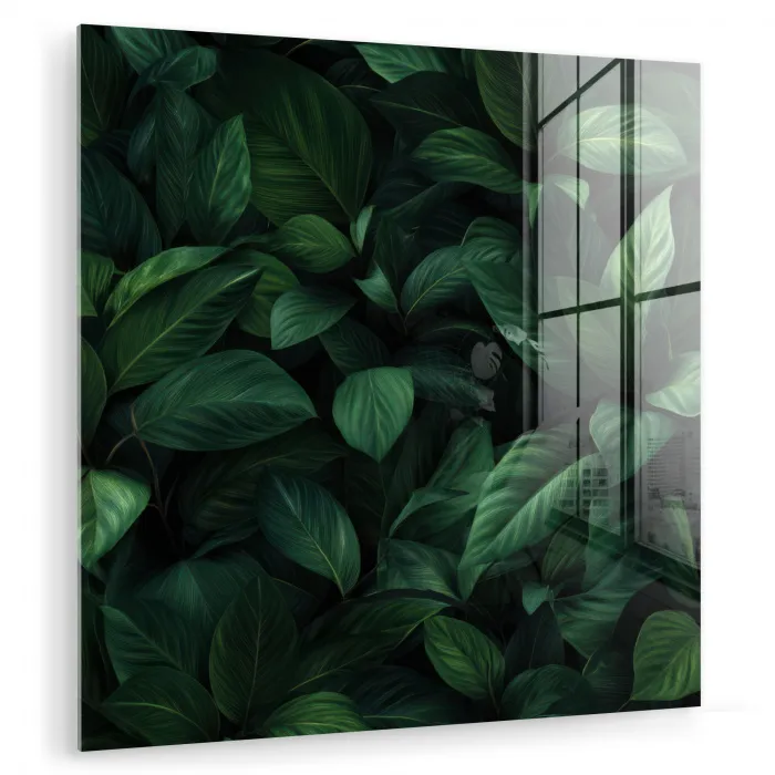 Bladeren - Ovaal - Groen - Nerven plexiglas 5mm klein -zzzproduct_nieuw