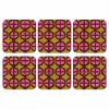 Modern - Patroon - Roze onderzetter kurk middel 366 -3d
