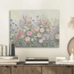 Bloemen - Tuin - Natuur - Kleurrijk PET vilt klein -sfeer1