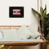 Quote - Regenboog - Roze - Zwart tuinposter los doek klein -sfeer7