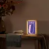 Love - Blauw - Valentijn Light Box met kabel (Wandlamp) klein -sfeer4