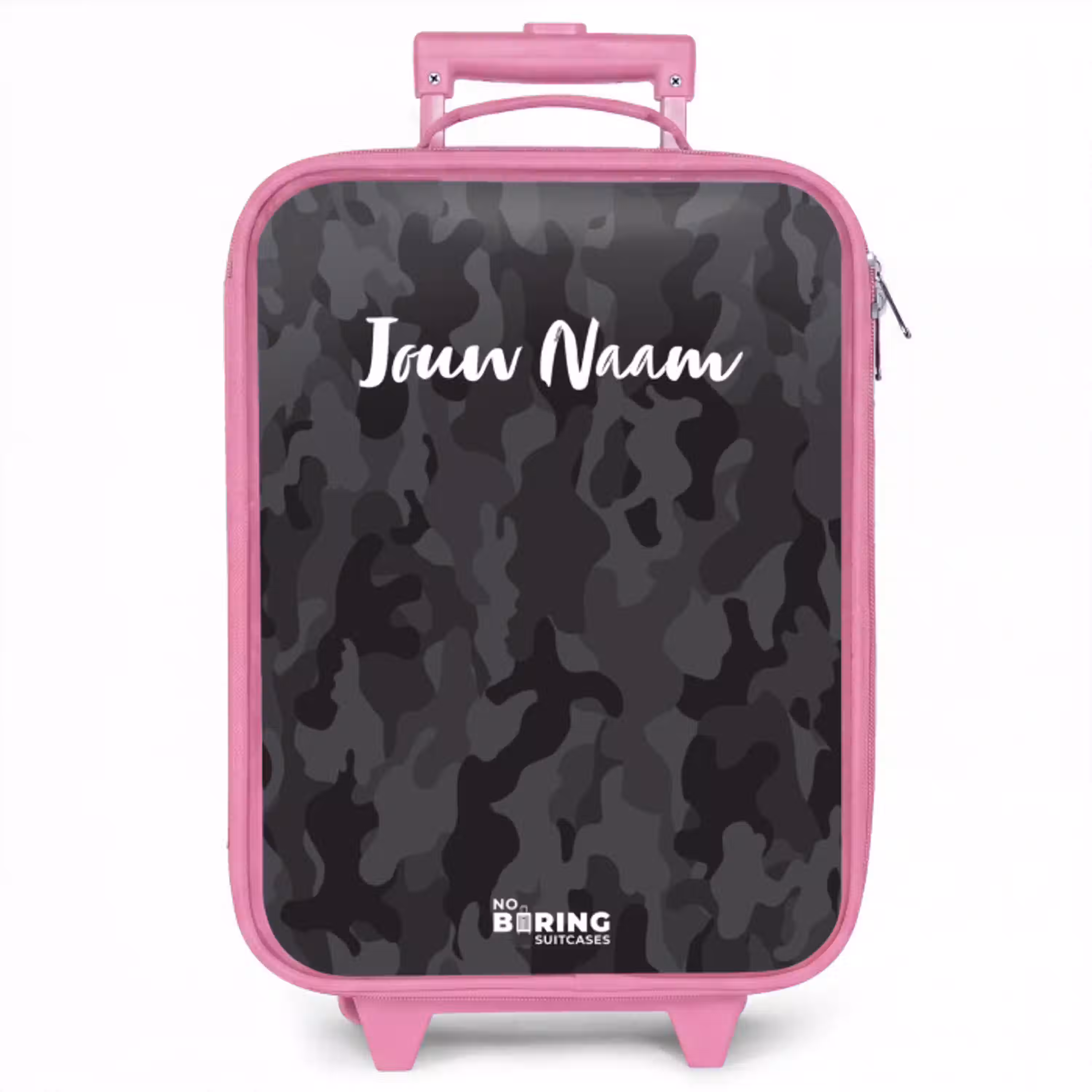 Groene camouflage print Kinderkoffer - Roze klein -zzz_website3d