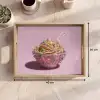 Noodles - Edelstenen - Stokjes - Roze Dienblad Rechthoek middel -USP_Formaat