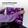 Paars - Bubbels - Schuim Inductie beschemer met haakjes klein -ky-ophangen-nl