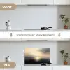 Zon - Horizon - Zee keuken achterwand spatscherm klein -voor_na_NL
