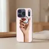 Spiegel - Rode lippen Telefoonhoesje iPhone 17 Pro klein -sfeer2