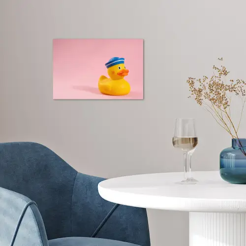 Matroos - Eend - Roze poster papier klein -sfeer3