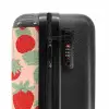Pastel fruit - Aardbeien NBS - Handbagage koffer - Kinderen Unisex middel -slot