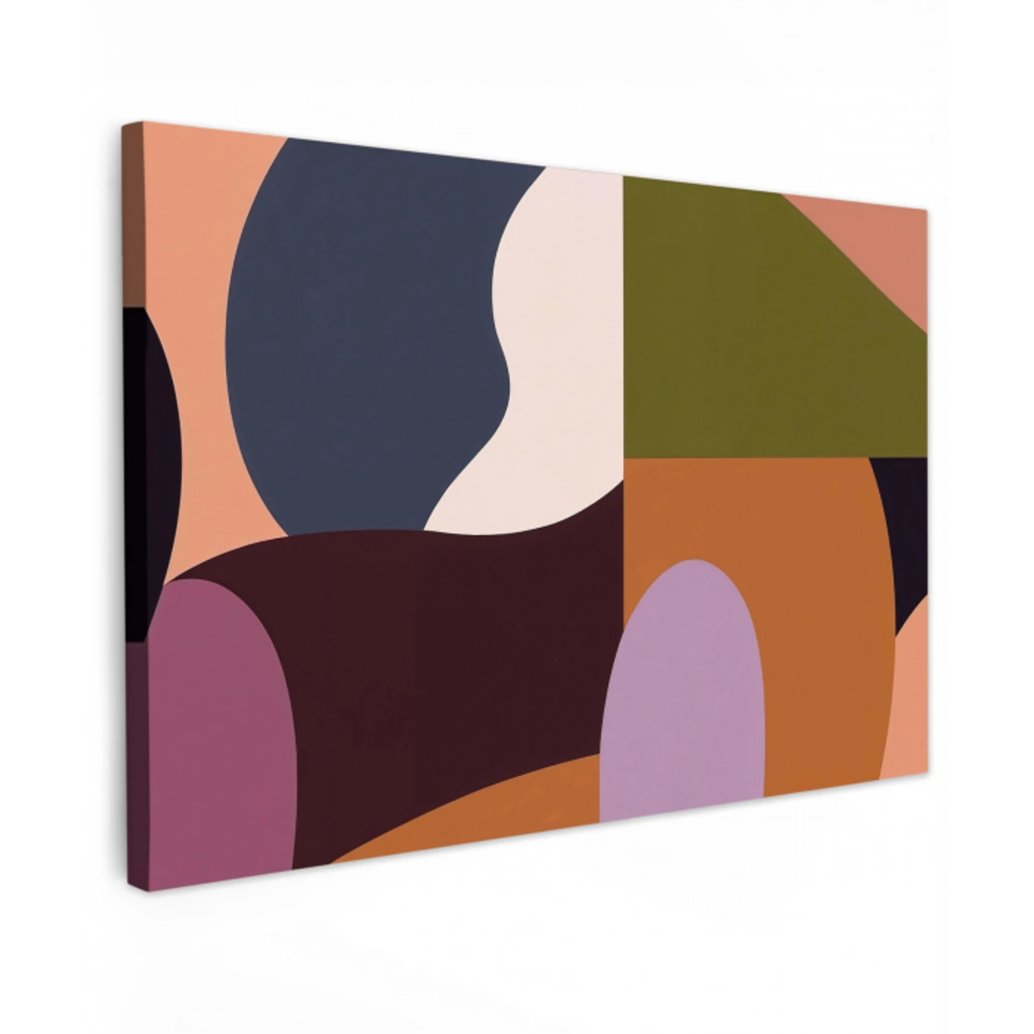 Vormen - Abstract - Kleuren - Vierkant canvas 2cm klein -z3d