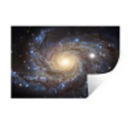 Kosmos - Sterrenstelsel - Donker Muursticker klein -3d
