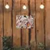 Bladeren - IJs - Winter - Natuur tuinposter los doek klein -sfeer1