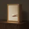 Lepel - Rijst - Hout - Beige Light Box met kabel (Tafellamp) klein -z3d_website