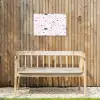 Terrazzo -  Patroon - Zacht - Snoep Tuinposter op houten frame 2 cm dik klein 845 -sfeer4