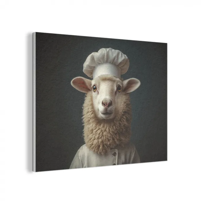 Schaap - Wol - Kok PET vilt klein -3d