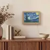 Sterrennacht - Schilderij - Oude meesters - Vincent van Gogh Light Box met kabel (Tafellamp) klein -sfeer2