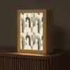 Abstract - Patroon - Bogen Light Box met kabel (Tafellamp) klein 925 -z3d_website