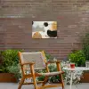Paint - Abstract - Kleuren Tuinposter op houten frame 2 cm dik klein -sfeer3