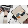 Cirkels - Abstract - Kleurrijk laptophoes neopreen klein -bureau