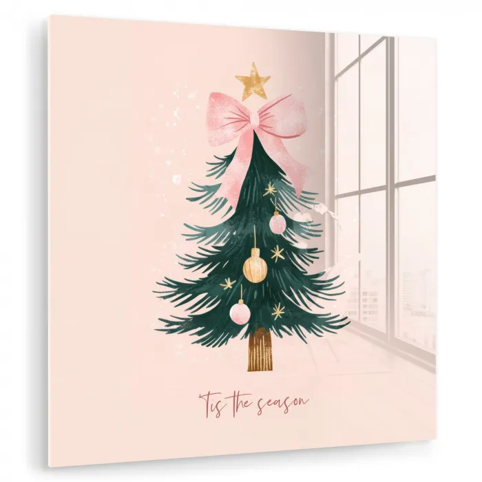 Christmas Season - Kerst - Kerstboom - Roze plexiglas 5mm klein -zzzproduct_nieuw