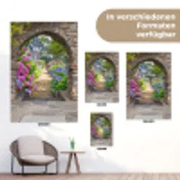Verstopte tuin tuinposter los doek klein -Xsfeer9_DE
