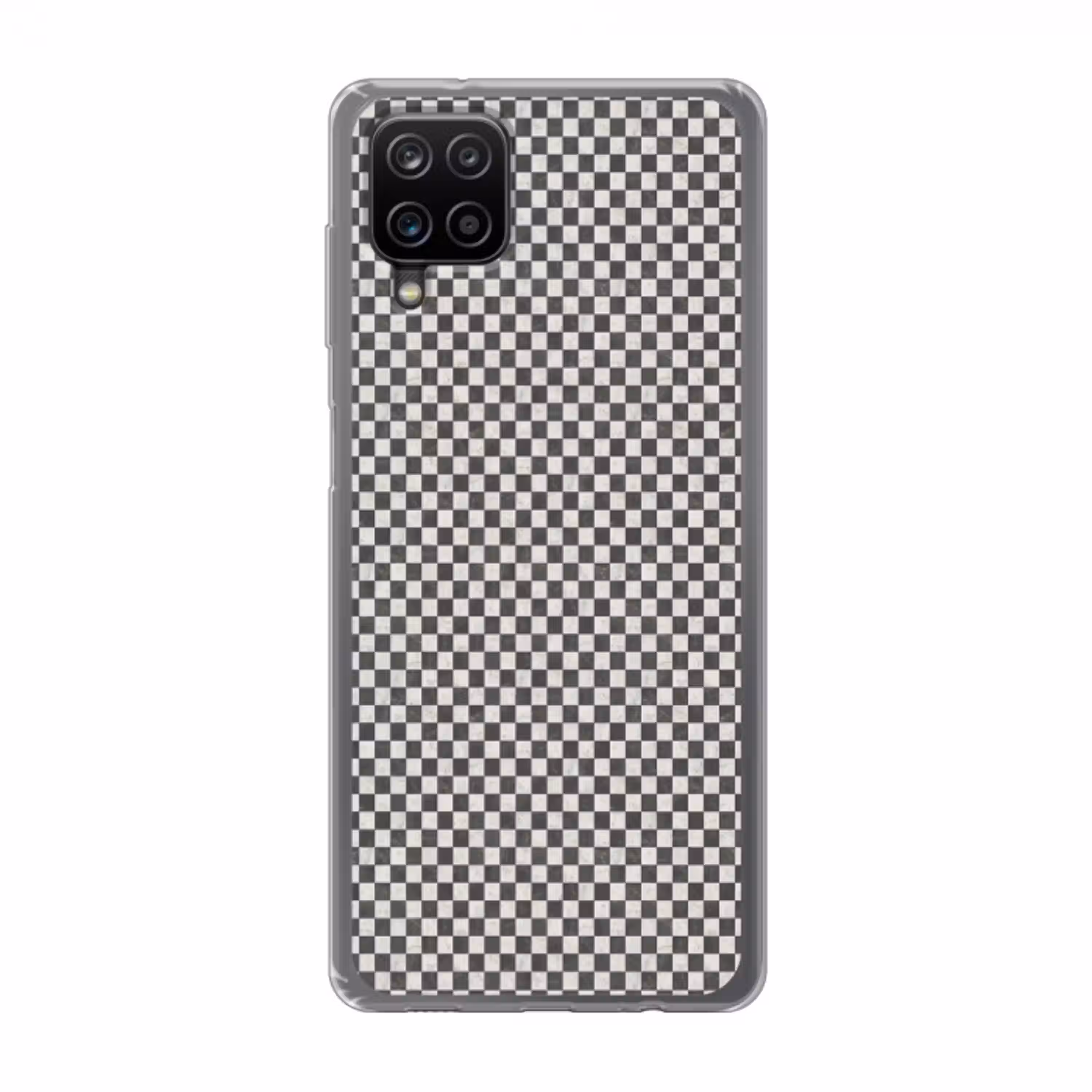 Marmer - Patroon - Grijs Telefoonhoesje Samsung Galaxy A12 klein 372 -3d