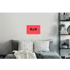 Kat - Aardbei - Cartoon Muursticker klein -slaapkamer