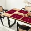 Santa - Wine - Rood - Kerst - Kerstman Placemat vinyl groot -zzsfeer4_Kitchenyeah-website
