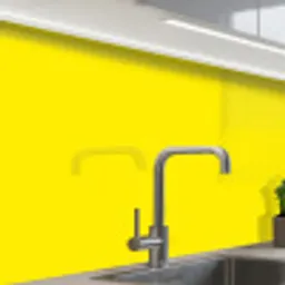 Geel - Citroen - Neon - Kleuren keuken achterwand 2 middel 865 -zzzz3d_schuin