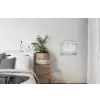 Beton - Grijs - Patroon - Vintage - Industrieel textielposter latten blank klein -woonkamer