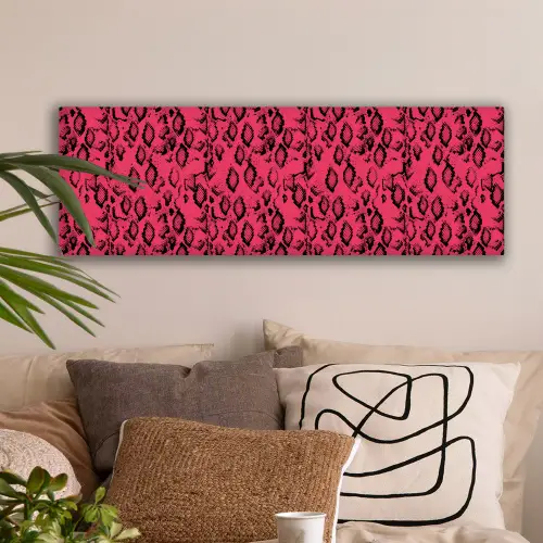 Roze - Slang - Motief canvas 2cm klein 828 -sfeer1