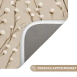 Katoen - Natuur - Taupe Badmat klein 997 -USP_AntislipFR