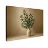 Vaas - Olijftakken - Bladeren - Beige canvas 2cm klein -z3d