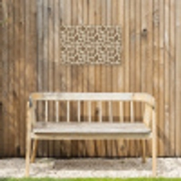 Giraf - Klassiek - Bruin Tuinposter op houten frame 2 cm dik klein 845 -sfeer4