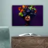 Vrouw - Paars - Druiven canvas 2cm klein -sfeer4