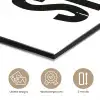 Vintage - Japandi - Decoratie - Black aluminium wit klein -closeup_NL