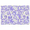 Blauw - Patroon - Abstract - Beige Placemat vinyl groot 368 -zzsfeer1_Kitchenyeah-website