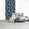 Abstract - Patroon - Blauw fotobehang vinyl groot 64 -slaapkamer
